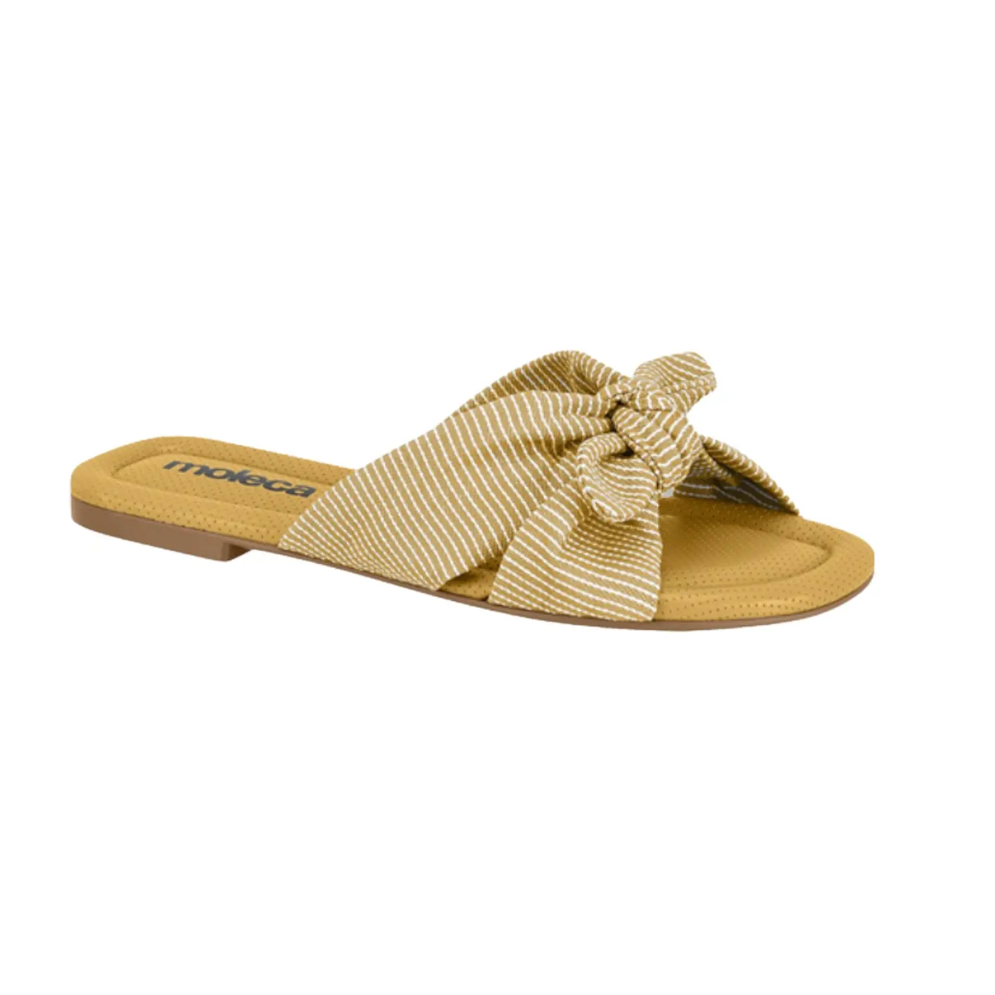 Moleca Brazilian Comfort Bow Sandals for Women Lightweight Everyday Flats with Soft Cushioned Sole and Elegant Bow Detail - Walking Shoes, Fashionable Flip Flops
