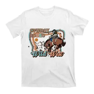 Cowboy Rodeo Wild West Independence Day T-shirts Sweatshirt - Sizes For All Bodies - Pick Your Shade - Non-gender Specific - Fashion Varieties - Casual Yet Chic, fish scales basic  t-shirts