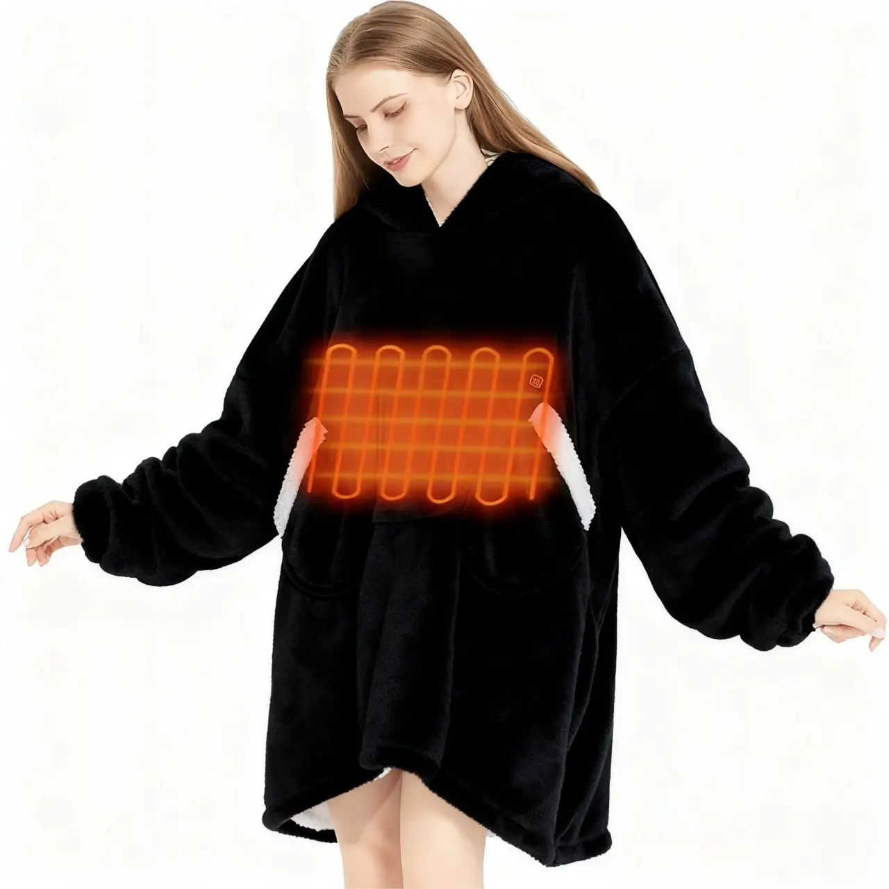 Heating Electric Shawl-Black