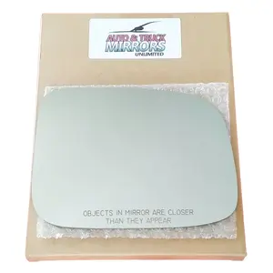 Mirror Glass and Adhesive Pads for 2004-2012 Chevrolet Colorado GMC Canyon Passenger Side (2004 2005 2006 2007 2008 2009 2010 2011 2012)