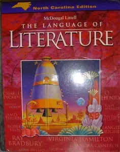 USED Book - McDougal Littell Language of Literature North Carolina: Student Edition Grade 7 2006 by MCDOUGAL LITTEL (Hardcover) - english