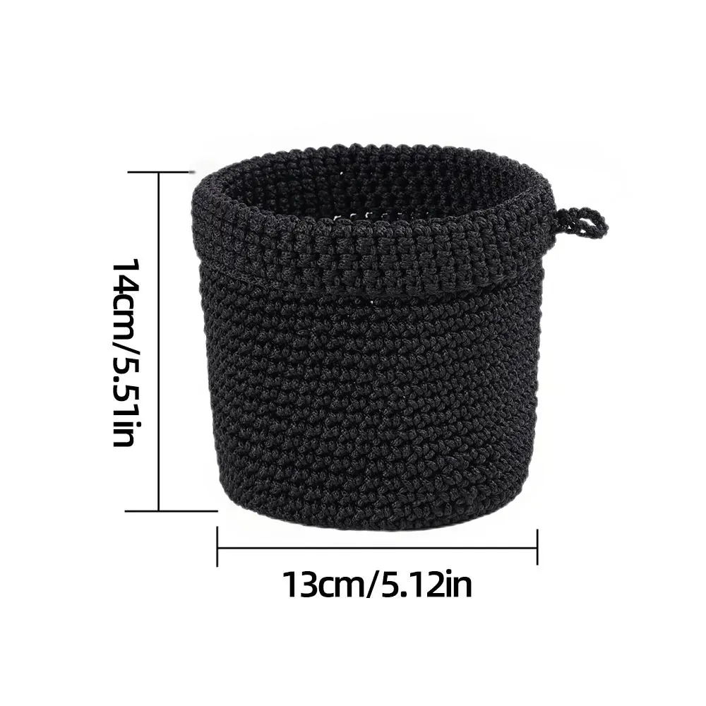 Round black single piece