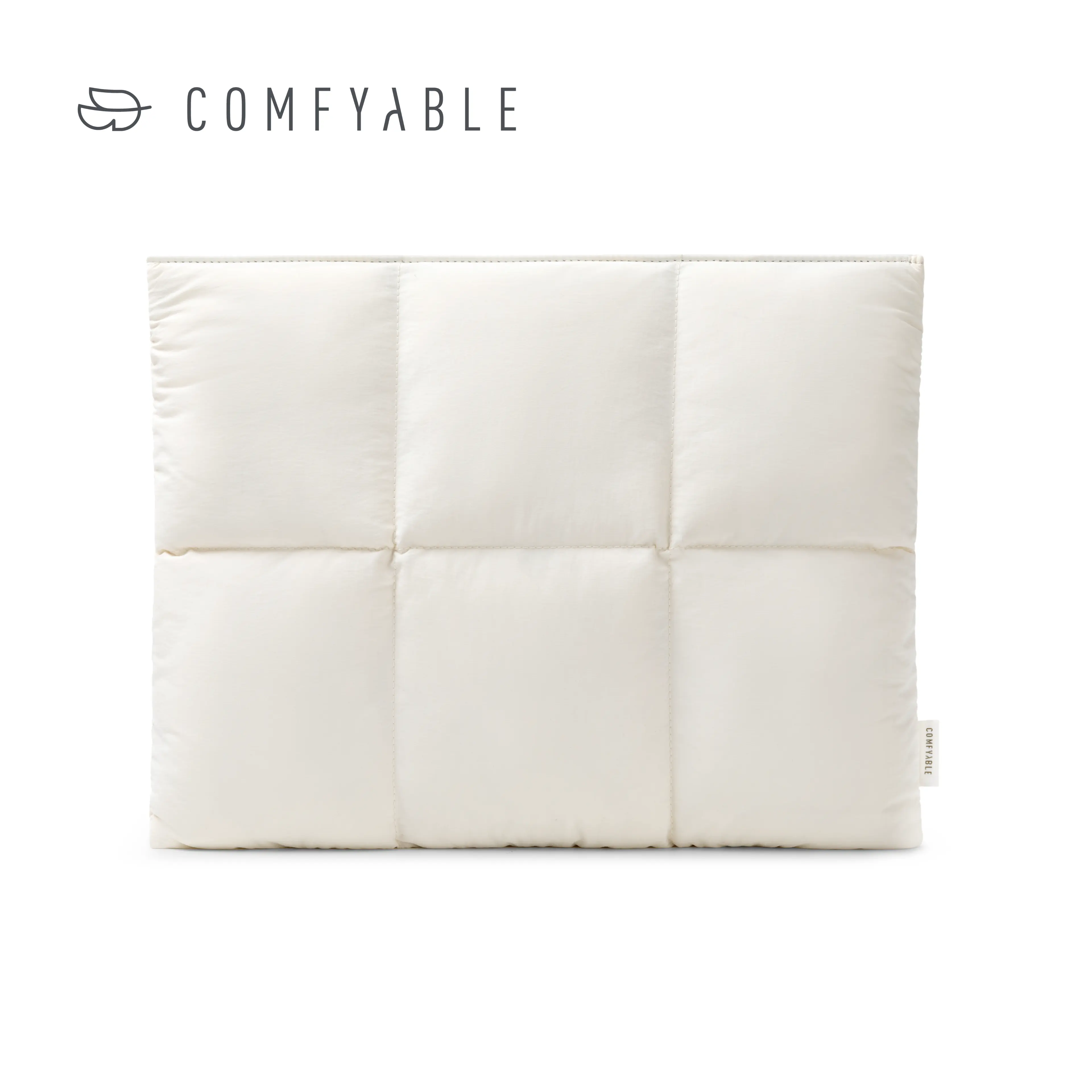 COMFYABLE Puffy Laptop Sleeve - Quilted Puffer Laptop Bag with Nylon Fabric, Magnetic Closure, Puffiness & Quilted Puffer Cushions for Daily Bumps, Soft Pillow-Like Design for 13-16 in MacBook Air/Pro/Neo, Back to School Carry