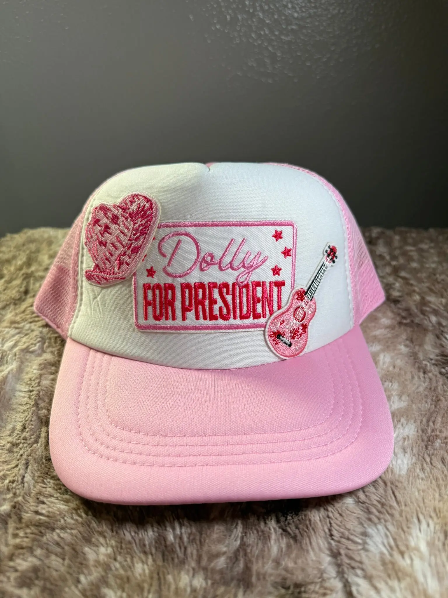 Dolly For President Trucker Hat