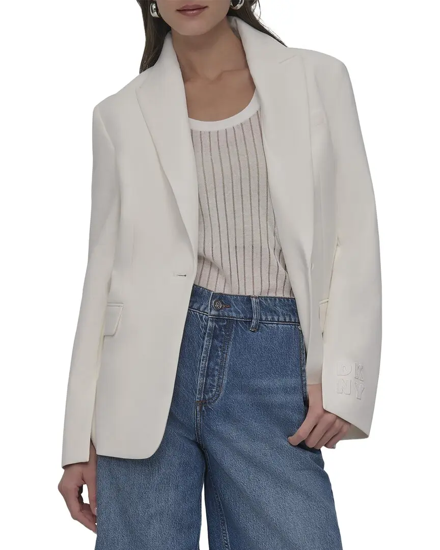 DKNY Logo Patch Blazer
