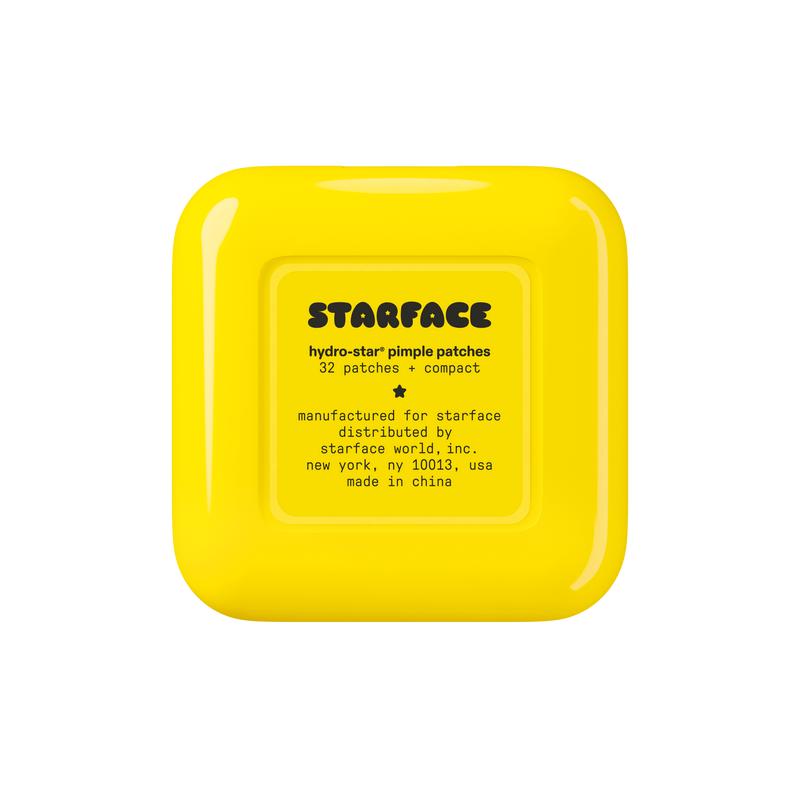 Starface Hydro-Star️ Pimple Patches + Big Yellow Compact, 32 ct Acne Stickers Gentle