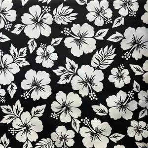 Hibiscus Flower Polyester Fabric | Islands Fabric