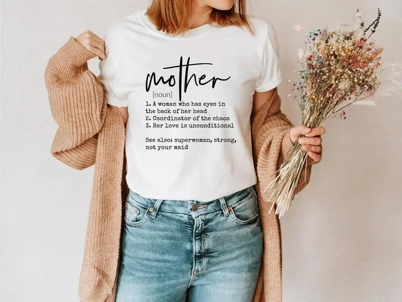 Mother Definition T-Shirt, Supermom Shirt, Chaos Coordinator Mom, Mother's Day Shirt, Mother Noun Shirt, New Mother Tee, Mother is Strong