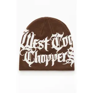 West Coast Choppers Men's Gothic Skullcap Beanie