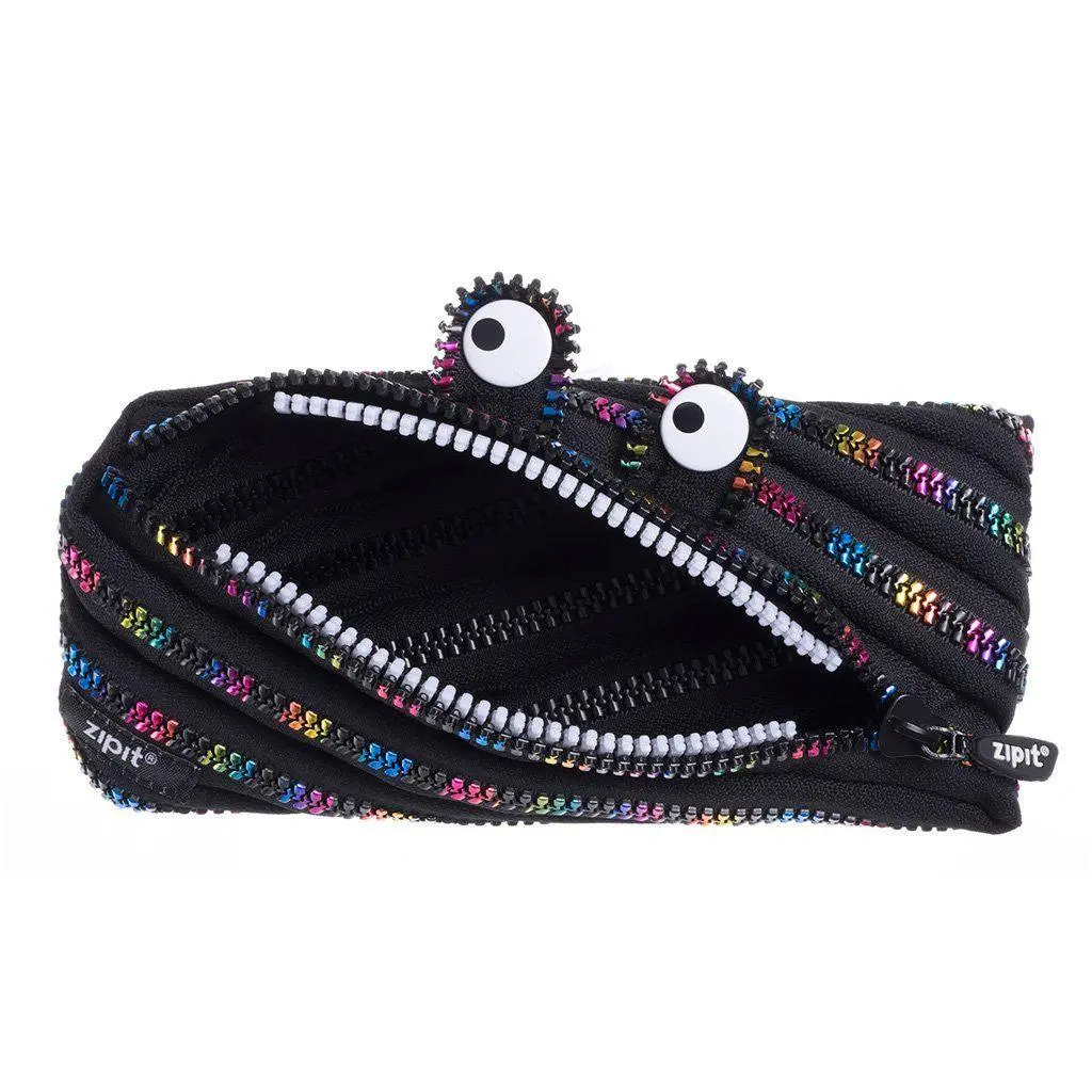 ZIPIT Monster Pouch – Fun & Durable Zipper Case for Kids, School Supplies, Makeup, or Travel | Cute & Versatile Organizer Bag