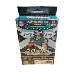 Panini 2024 Prizm Football Hanger Box - 20 Card Pack Sports Trading Cards & Collectible Trading Card Box