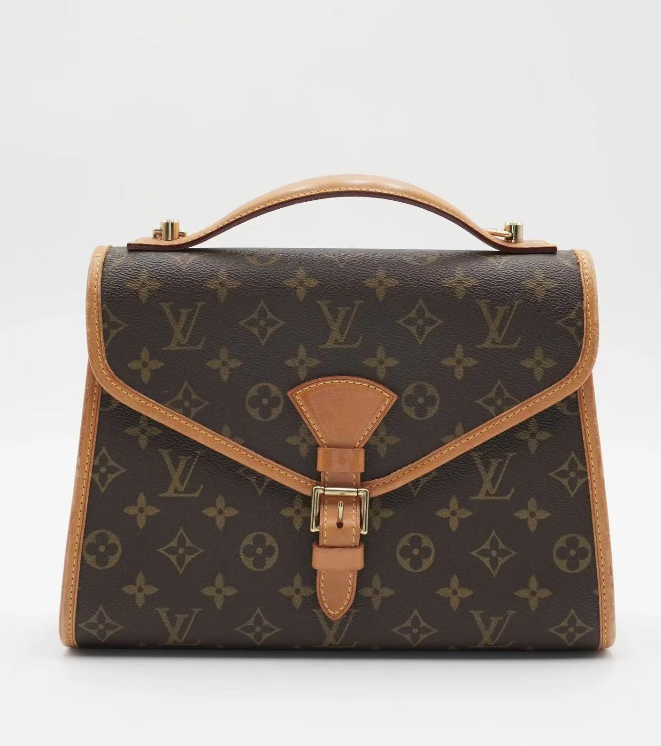 Pre-owned Louis Vuitton Canvas Crossbody Bags Monogram Bel Air Monogram Crossbody Bag Brown
