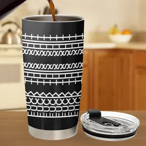 20 Oz Stainless Steel Hidden Message Tumblers, Sarcastic Design Funny Coffee Mug for Coworkers & Work Besties Unique, Gift Idea for Women Men, Tumbler Gifts For Coworker, Black Leak Proof Sarcastic and Funny I'm Fine Message Ceramic Mug.