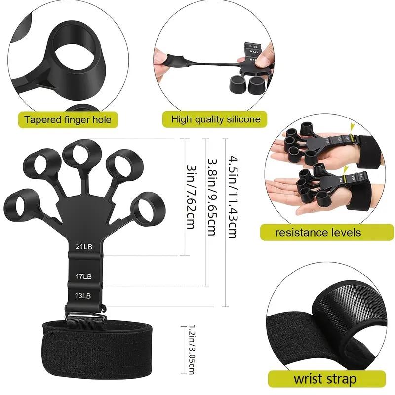 The contest of strength-- Hand Grip Strengthener Kit 5 Pack Forearm Grip Adjustable Resistance Hand Gripper, gripper ,forearm veins