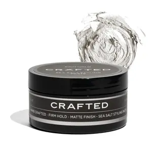 CRAFTED Sea Salt Matte Paste – Textured, Matte Finish – 4oz | TheSalonGuy