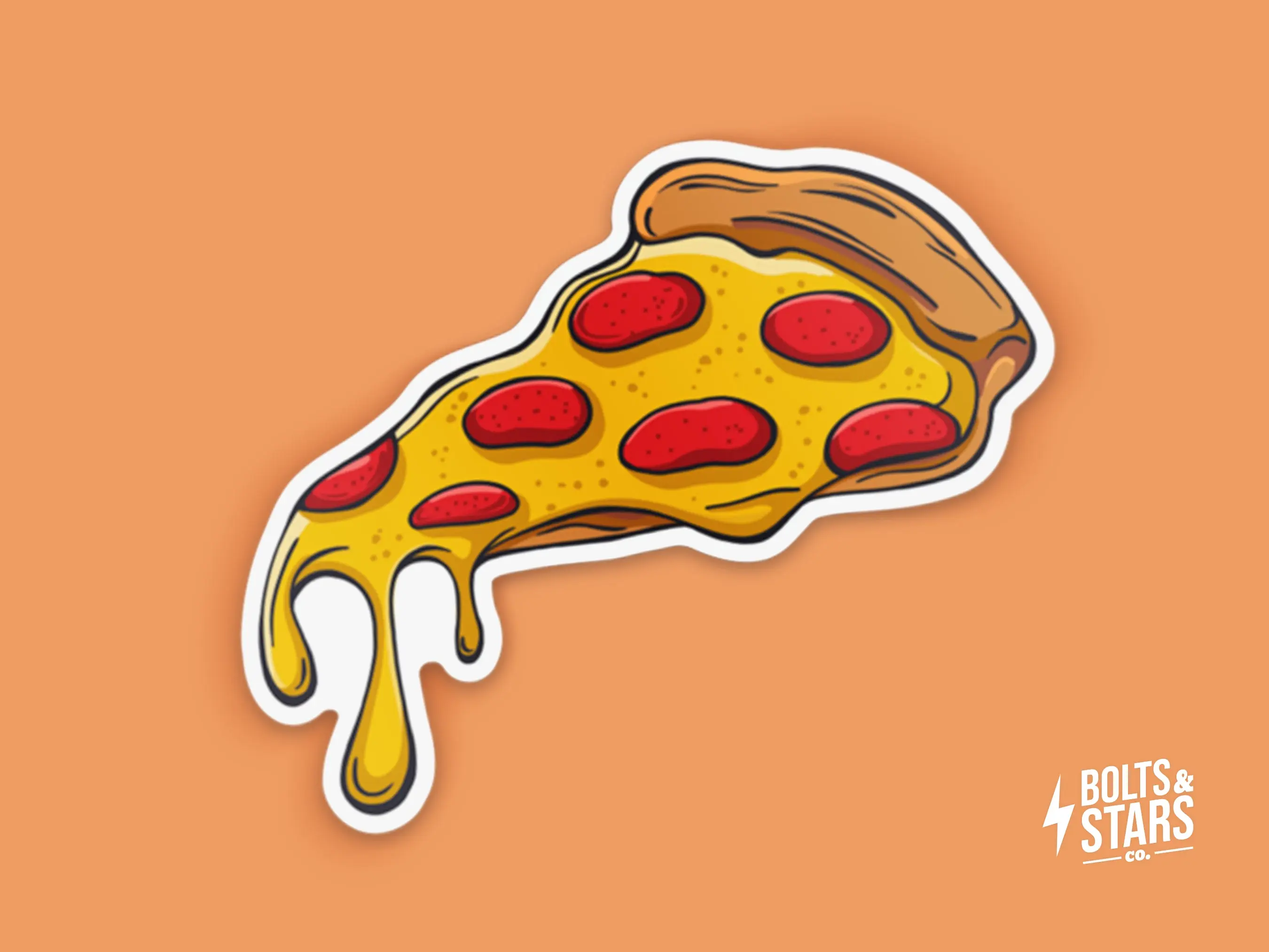 Pizza Slice Sticker Pizza Slice Sticker