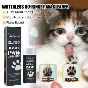 Dog And Cat No-Rinse Foam Paw Deep Clean Sole Pad Care pet paw cleaner paw  pads dog paw balm