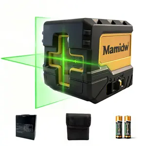 2 Line Self Leveling Laser Level Manual and Auto Level Modes High Precision Green Cross Line with 2 Batteries and Storage Pouch for Picture Hanging DIY Wall Leveling Cabinet Installation Women DIY Gift