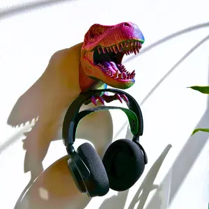 Wall Mount T-Rex Dinosaur Head Hanger for Home Decor Organizer - Organiser