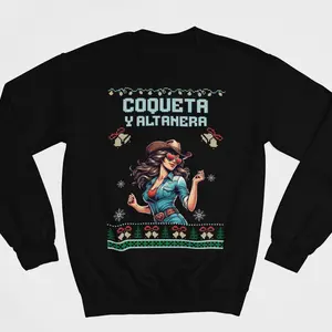 Coqueta Sweatshirt-Black
