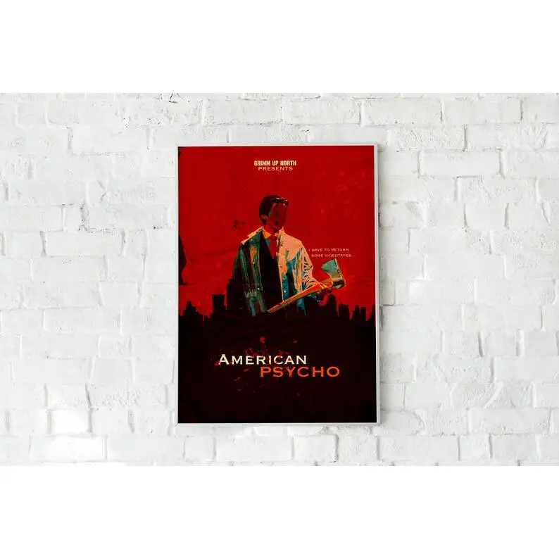 American Psycho | Movie Poster | HD Color | Film Poster | Wall Poster | Printed Poster | Movie Poster Gift