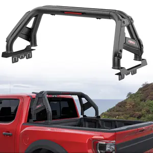 Roll Bar for Full Size & Mid Size Pickup Truck, Adjustable Sport Chase Rack Roll Bar Compatible with Dodge Ram 1500/2500/3500,Ford F-150/F-250/F-350, Toyota Tundra,GMC Sierra, Chevy Silverado,Titan