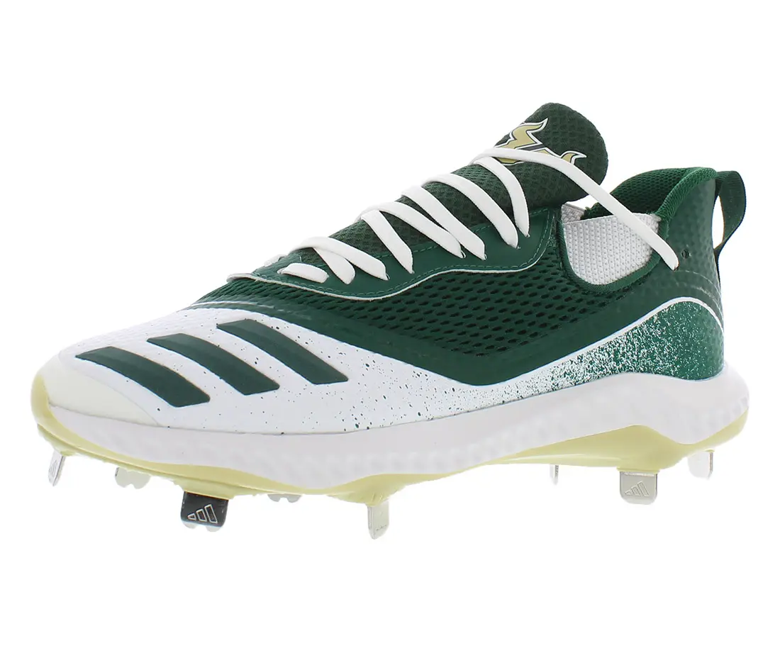 Adidas Men's Icon V Bounce Baseball Cleats, Low-Top Lace-Up Design with Bounce Cushioning for NCAA Fans, All Seasons