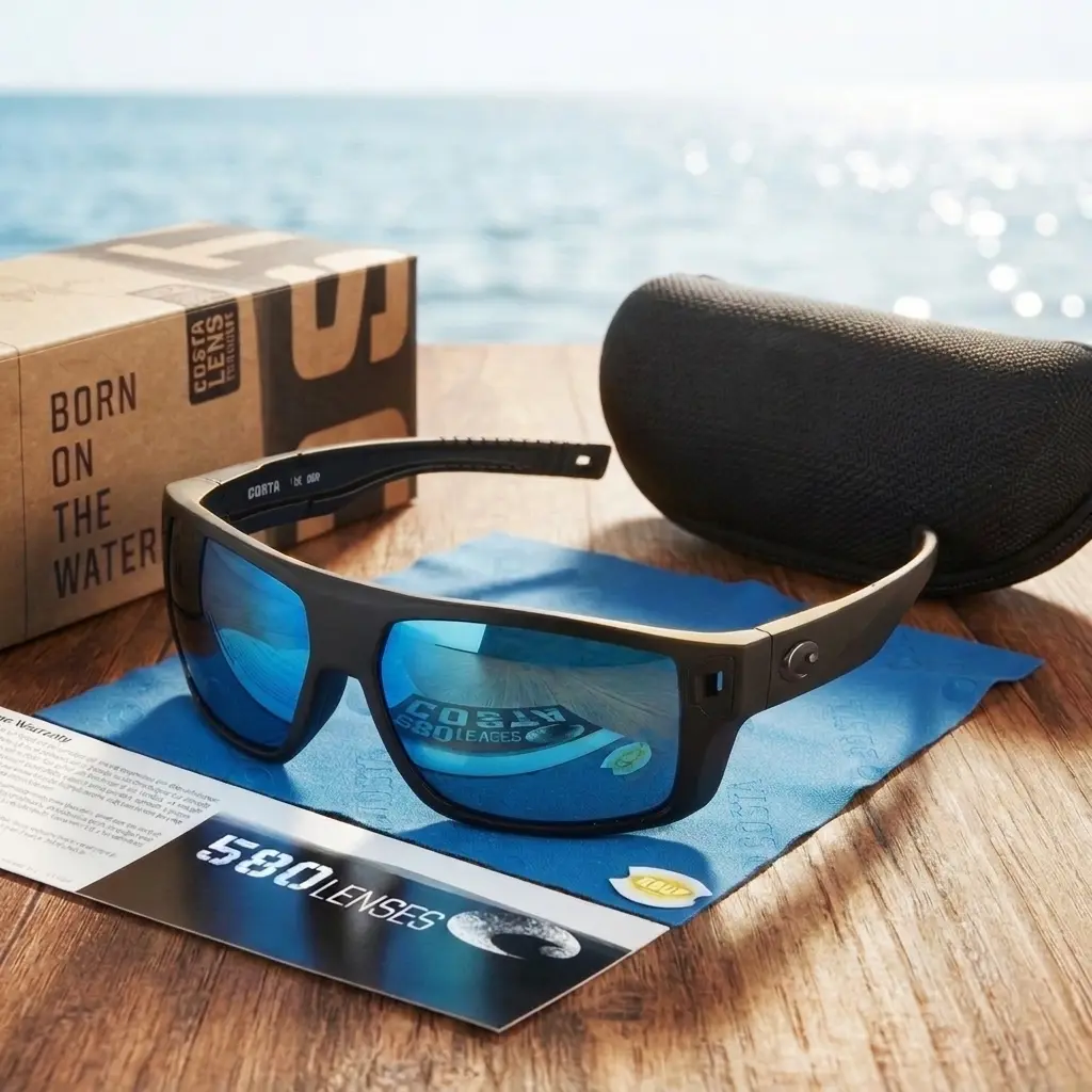 Costa Polarized Sunglasses Fashion Men's Sunglasses - UV Protection - Suitable for travel, strolling, fishing, and outdoor sports