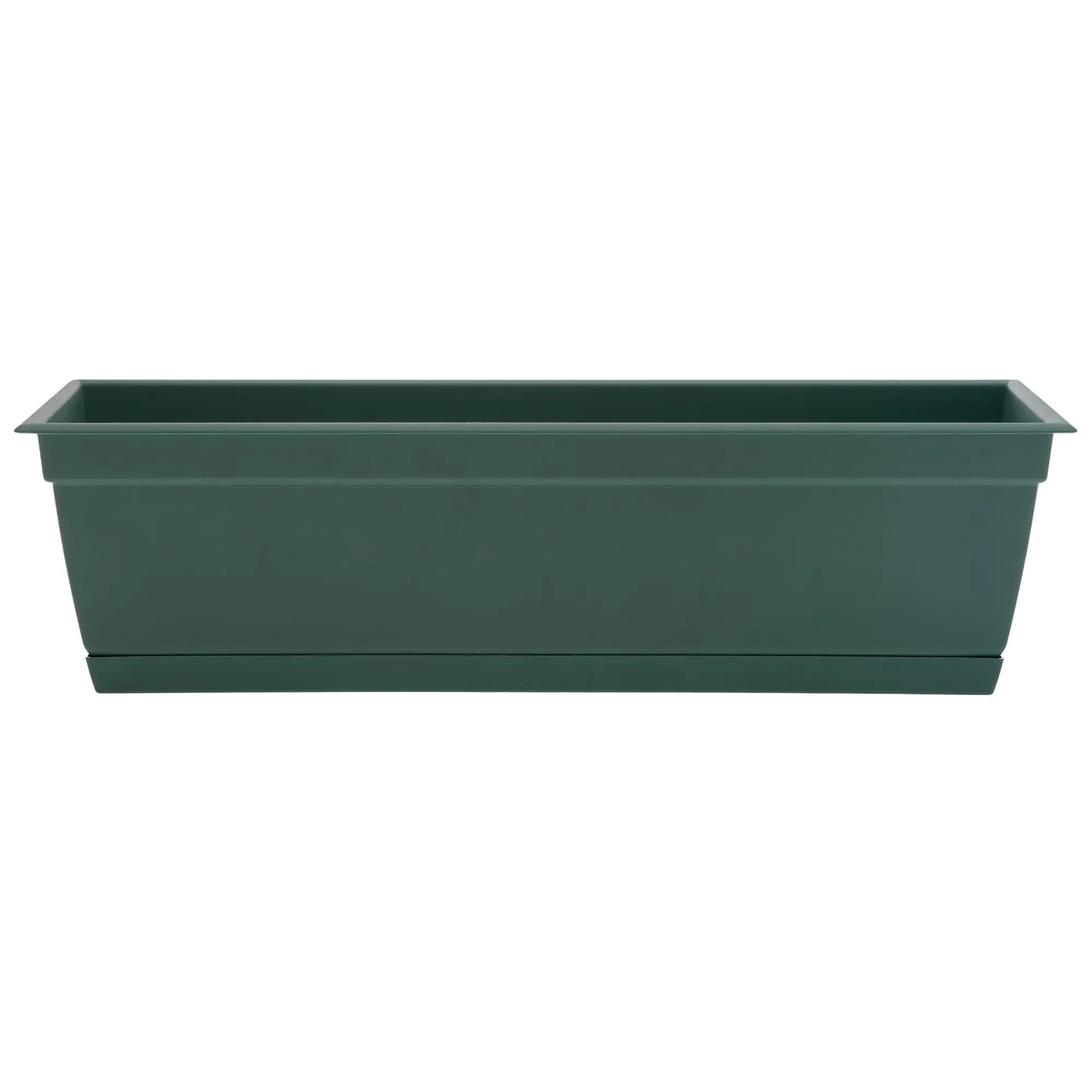 Bloem 7008957 24 in. Dayton Plastic Ocean Series Window Box, Turtle Green