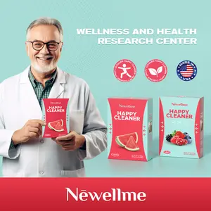 Newellme Happy Cleanse - Superfood Powder/Probiotics/Digestive Enzymes/Moringa - Supports gut health - Boosts immunity Optimum