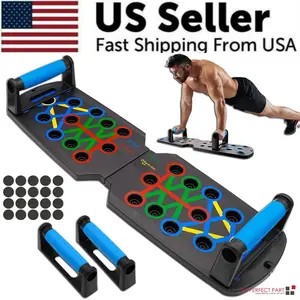 28-in-1 Push Up Board System – Multifunction Fitness Workout Training Rack with Color-Coded Positions for Chest, Arms, Back & Core – Portable Home Gym Exercise Equipment