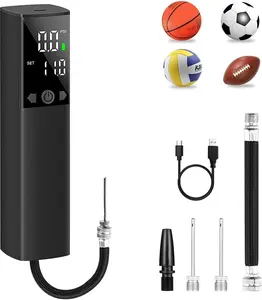 Electric Ball Pump, Air Pump with Needles for Balls Inflate Basketball/Football