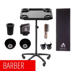 Braids & Freckles Barber Magnetic 21x21" Tray Set for professional barbers