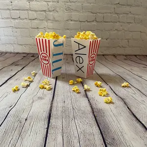 Personalized Popcorn Bowl | Popcorn Container | Movie Night | Custom Party Favor | Family Gifts | Date Night | Christmas Gift