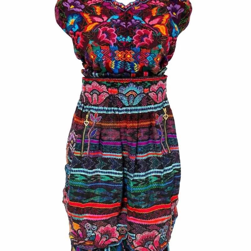 Women's Traditional Guatemalan Handmade Artisanal Dress - Ethnic Statement Piece with Cultural Significance for Festivals, Casual Elegant Outfit, Elegance, Ethnic Wear, Handcrafted Cloth, Colorful Traditional Dress, Unique