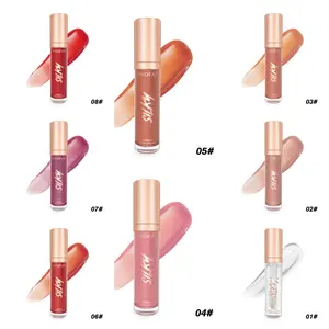 PHOFAY Mirror Moisturizing Lip Gloss Anti Dandruf Non Sticky 7.5ml for Charming Lips - Non-Sticky Formula & Moisturizing Properties