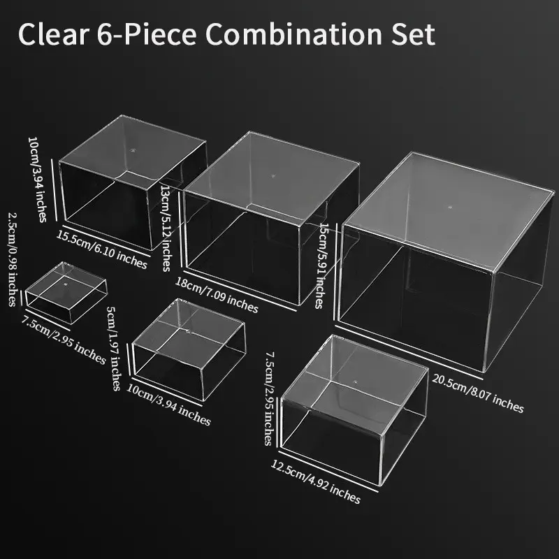 Transparent 6-Piece Set