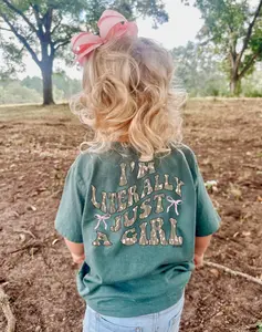 Camo Literally Just a Girl youth and adult shirt, toddler girl clothing, baby boy clothes, toddler boy stuff, western baby clothes