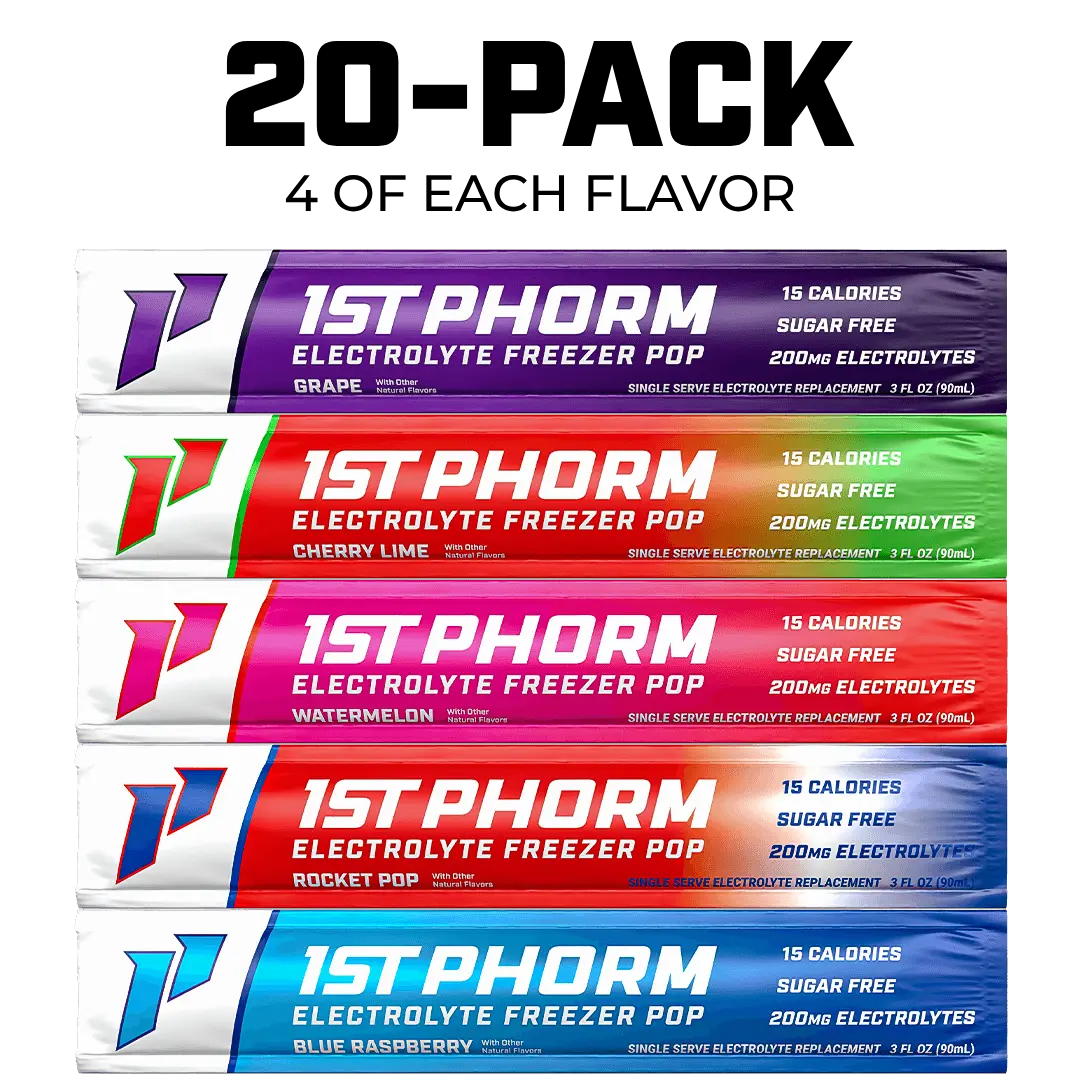 1st Phorm Electrolyte Freezer Pops (20ct) | Hydration Support Popsicles 1st Phorm Electrolyte Freezer Pops (20ct) | Hydration Support Popsicles
