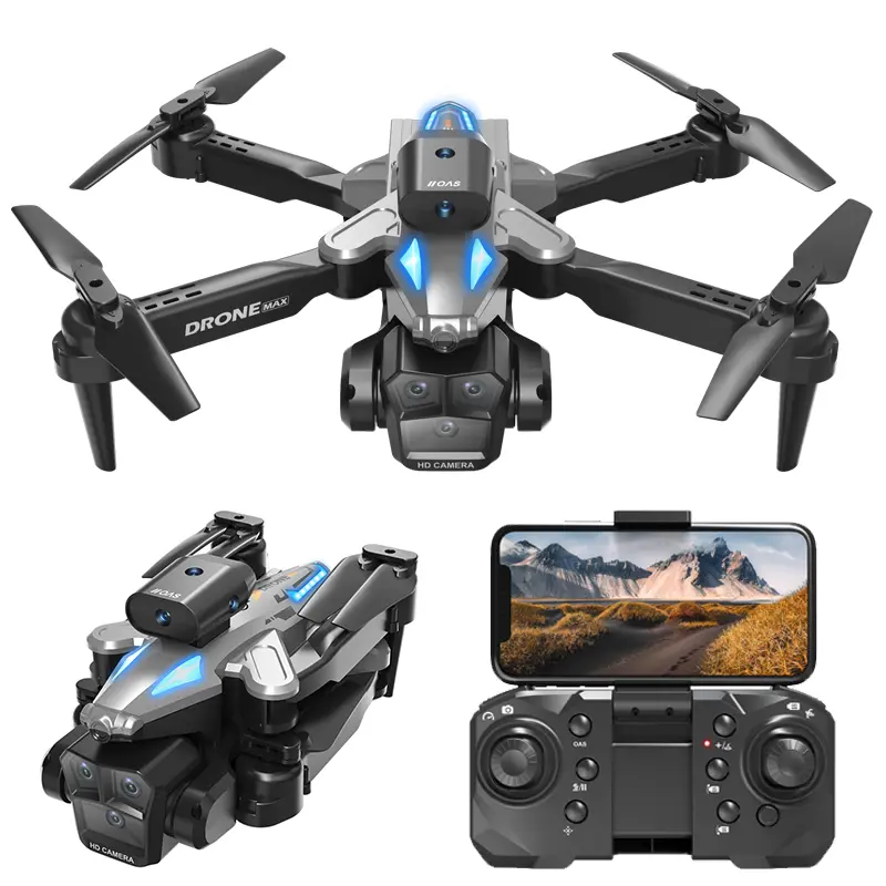 Cool Compact Consumer Drone for Kids & Beginners - 480P Camera, WiFi FPV, Remote Control, 2 Batteries, 1-Click Take Off/Landing, Altitude Hold, Headless Mode, 360° Flips, 3-Gear Speeds, Emergency Stop