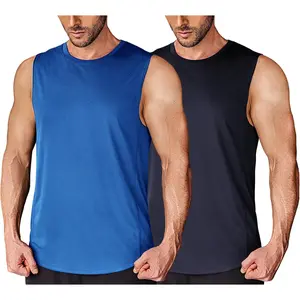 COOFANDY Men's Vests Workout Gym Tank Tops Dry Fit Pack Sleeveless Muscle Shirts Breathable Running Tank