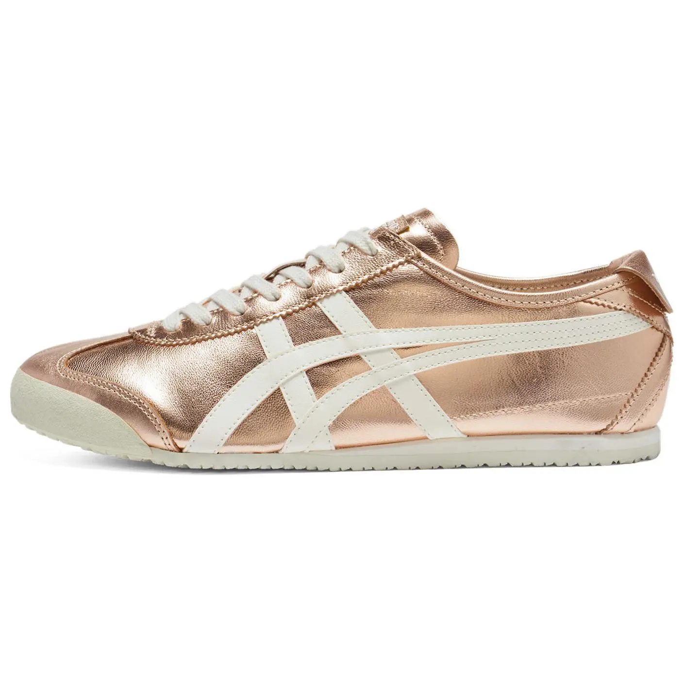 Onitsuka Tiger ASICS Mexico 66 Rose Gold Versatile Durable Non-slip Low Top Sneakers Unisex Pink 1183B566-700
