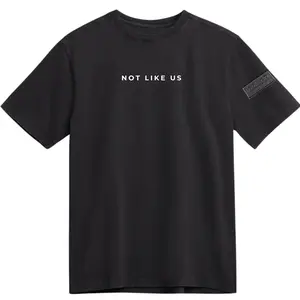 NOT LIKE US | NFC Music-Embedded T-Shirt | Interactive Fashion & Streetwear | Premium Heavyweight Cotton Fabric Menswear Soft Top