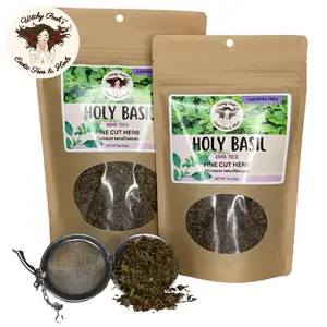 Witchy Pooh's Holy Basil Tea - Rama Tulsi, Loose Leaf, Caffeine Free