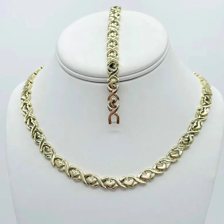 Rodriguezjewelry # 2899 Necklace  (17.5 inch) # 2900 Bracelet ( 7.5 inch)