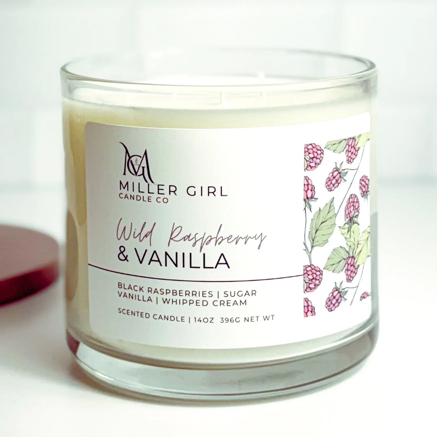 Wild Raspberry  Vanilla  Candles