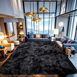 8x10 Ft Large Shag Rugs for Living Room Decor, Tie-Dyed Ultra Soft Fluffy Furry Area Rugs for Bedroom Indoor Floor