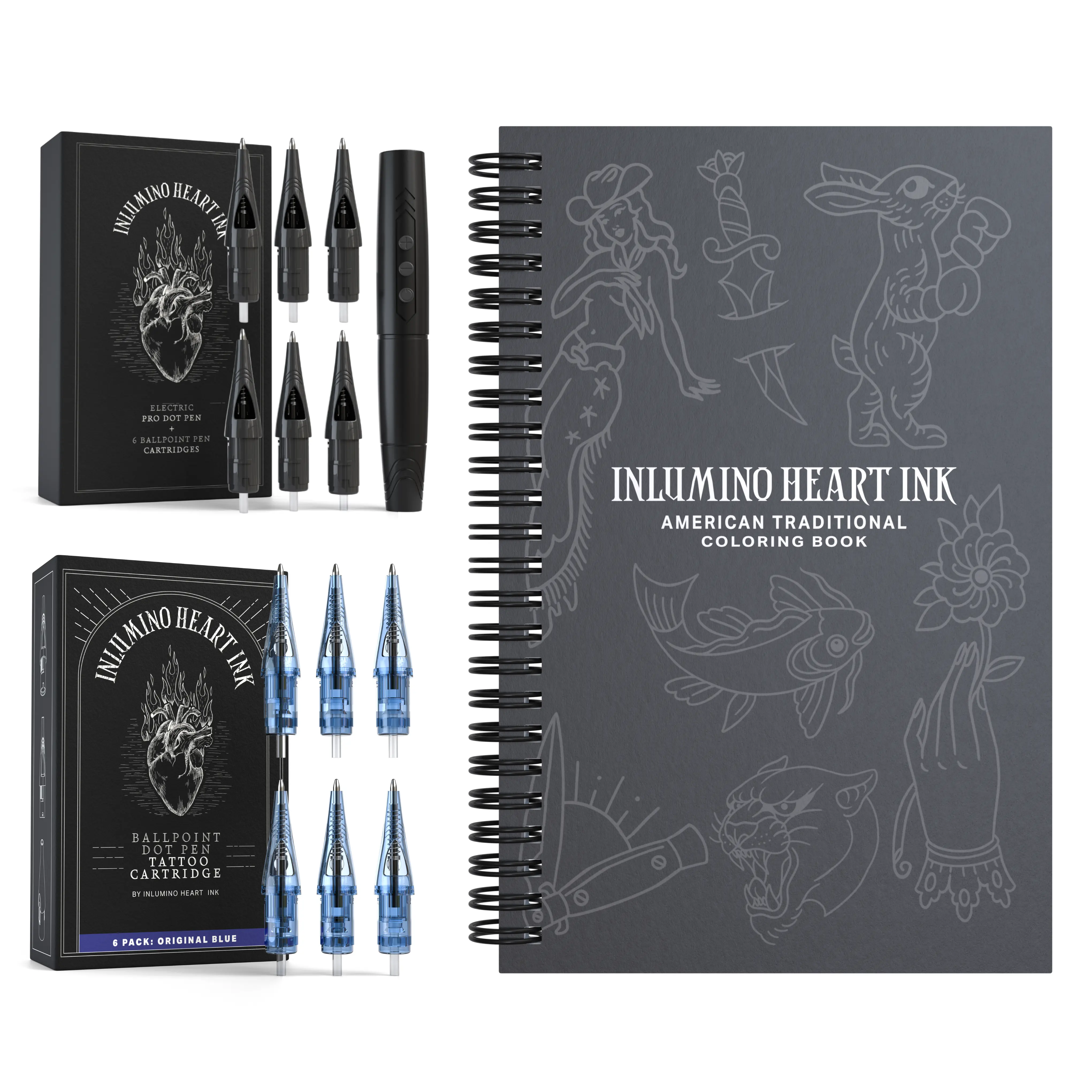Inlumino Heart Ink The Coloring Book Set