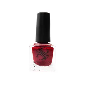 Tammy Taylor Nails Peppermint Kisses Nail Lacquer - High Pigment Full Coverage Smooth Application Long Lasting Shiny Finish Five Free Formula Classic Red Polish