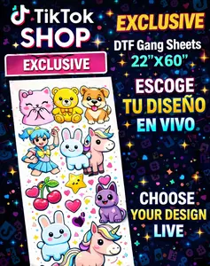 Exclusive DTF Gang Sheets - 22"x60"